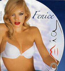 Fenice push up bra with clear back and straps