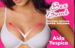 Sex Bomb drop-plunge push up bra by Papillon