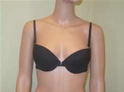 Thickly padded push-up convertible bra with removable cookies