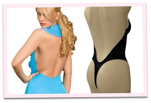 Extra Padded Backless Body Shaper bra with removable cookies (Bikini)